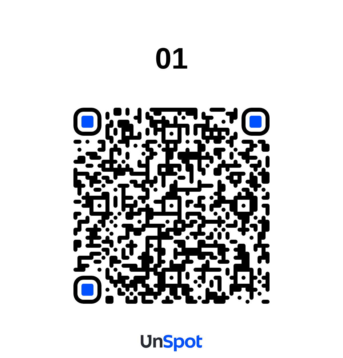 Лист QR-кода из архива: название ресурса, код и логотип